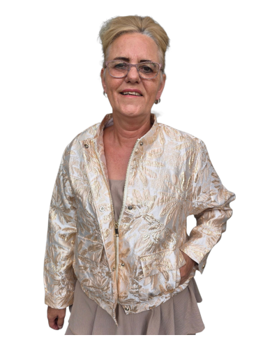 goudmetallic jasje vk