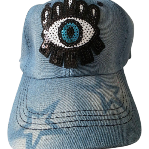 spijkerpet blauw ster