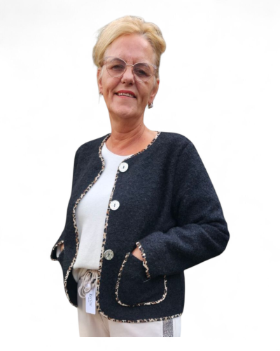 vesttijgerprintzwart