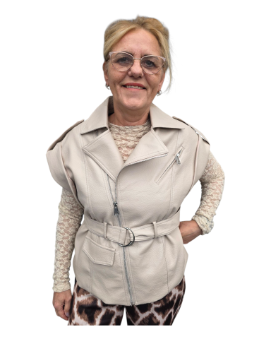 lederlook bodywarmer