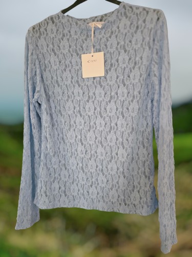 kanten top pastelblauw kanten top pastelblauw