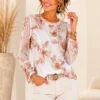 Top Met Gouden bloem Top Met Gouden bloem