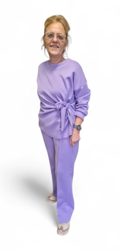 huispak met strik Lila huispak met strik Lila