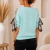 Mintgroene Damestrui met Strikdetails Mintgroene Damestrui met Strikdetails