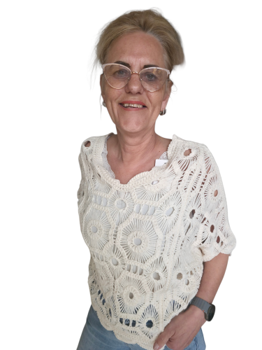 Witte Gehaakte Top Dames , Opengewerkt Motief 