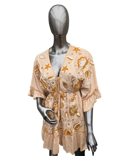 Ibiza jurkje camelkleur