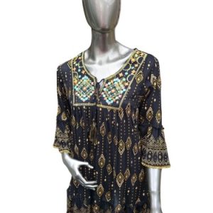 Ibiza jurk zwart met goud Ibiza jurk zwart met goud