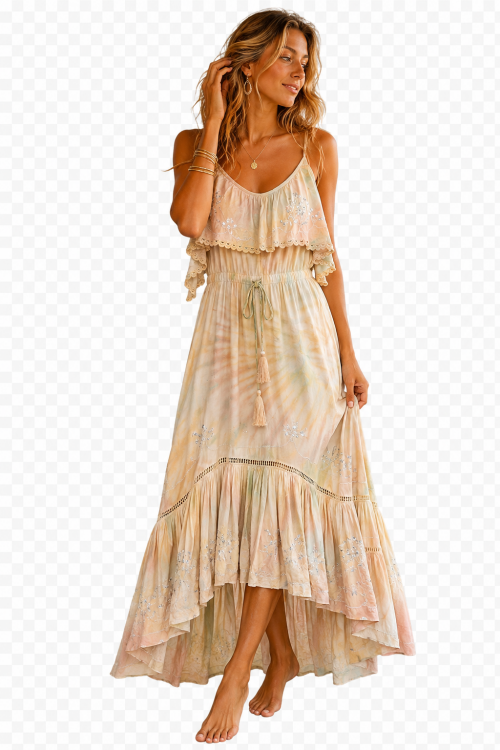 Ibiza jurk Camel Ibiza jurk Camel