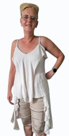 Trendy Hi-Low Tuniekjurkje vk Trendy Hi-Low Tuniekjurkje vk