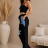 Trendy broek joggingstof Trendy broek joggingstof