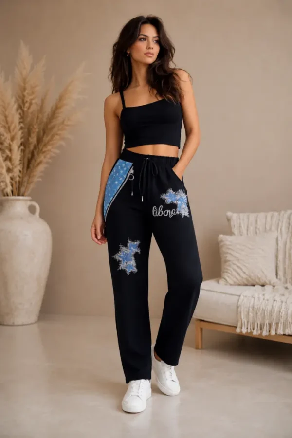 Trendy broek joggingstof Trendy broek joggingstof