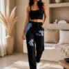 Trendy broek joggingstof Trendy broek joggingstof