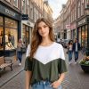 Two-Tone Top groen Two-Tone Top groen