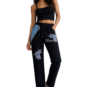 Trendy broek joggingstof Trendy broek joggingstof