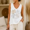 Top met Glittersteentjes Top met Glittersteentjes
