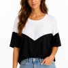 Two-Tone Top zwart