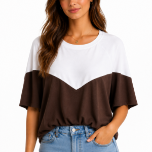 Two-Tone Top bruin Two-Tone Top bruin