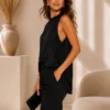 Top met Metallic Zilverdraad Top met Metallic Zilverdraad