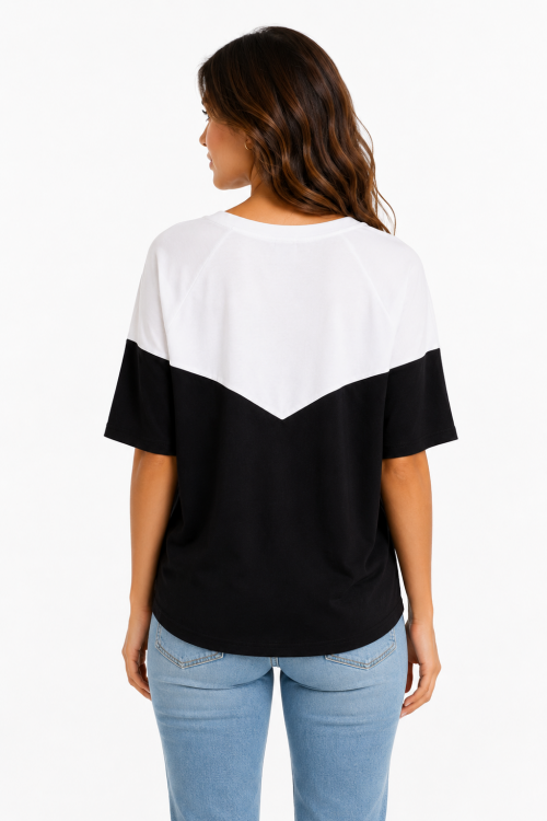 Two-Tone Top zwart Two-Tone Top zwart