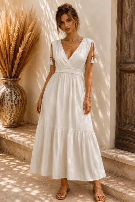Ibiza Jurk Creme Ibiza Jurk Creme