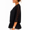 Bohemian Katoenen Top zwart Bohemian Katoenen Top zwart