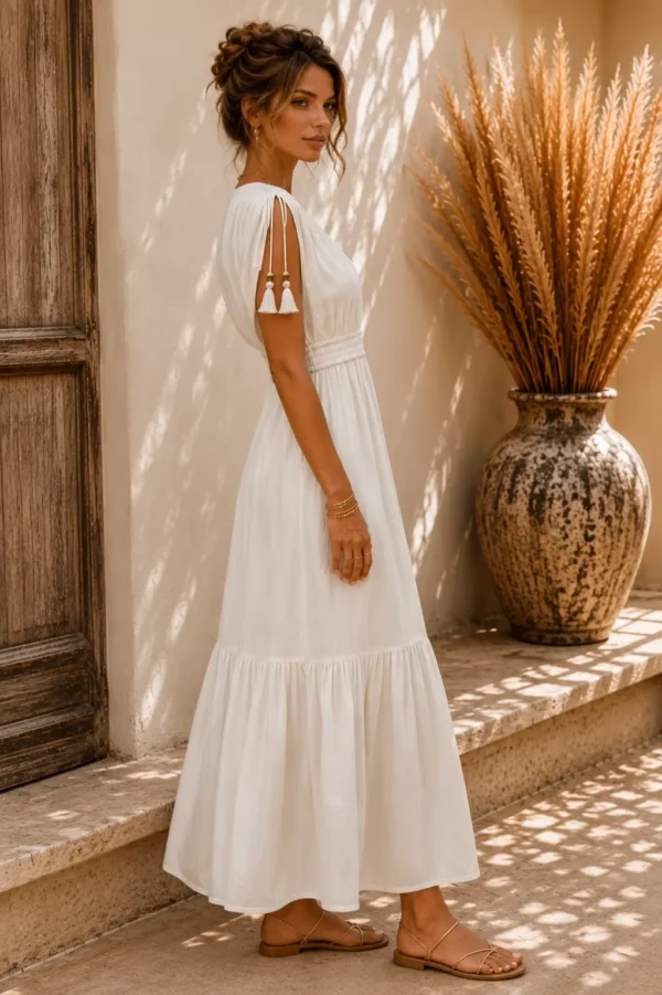 Ibiza Jurk Creme Ibiza Jurk Creme