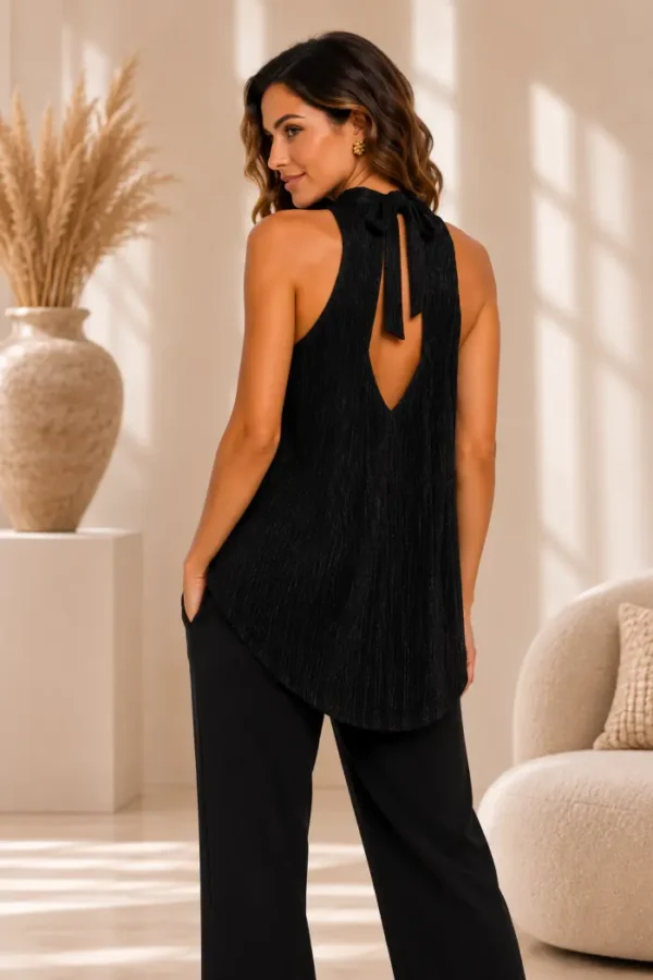Top met Metallic Zilverdraad Top met Metallic Zilverdraad
