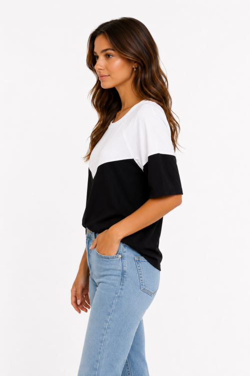 Two-Tone Top zwart Two-Tone Top zwart