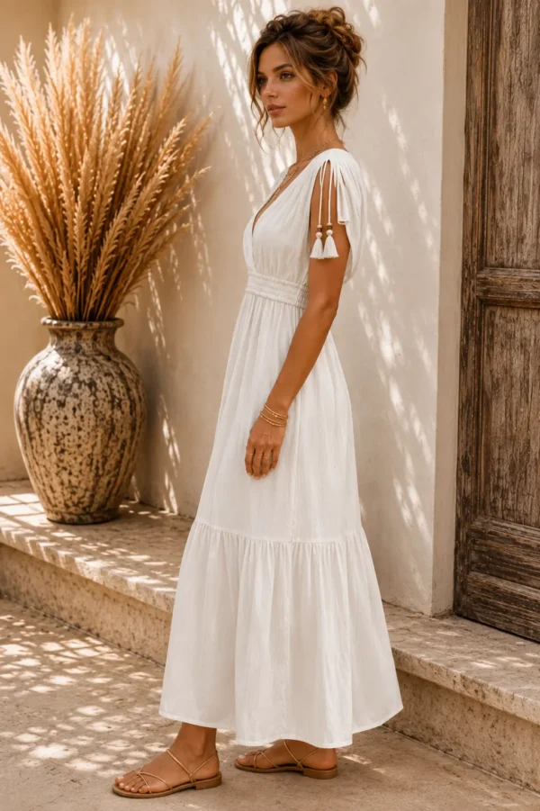 Ibiza Jurk Creme Ibiza Jurk Creme
