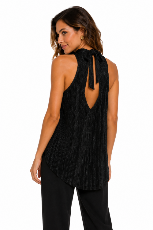 Top met Metallic Zilverdraad ak Top met Metallic Zilverdraad ak