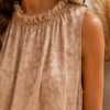 Elegante Top Licht Bruin Elegante Top Licht Bruin
