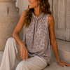 Elegante Top Licht Bruin Elegante Top Licht Bruin