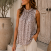 Elegante Top Licht Bruin Elegante Top Licht Bruin