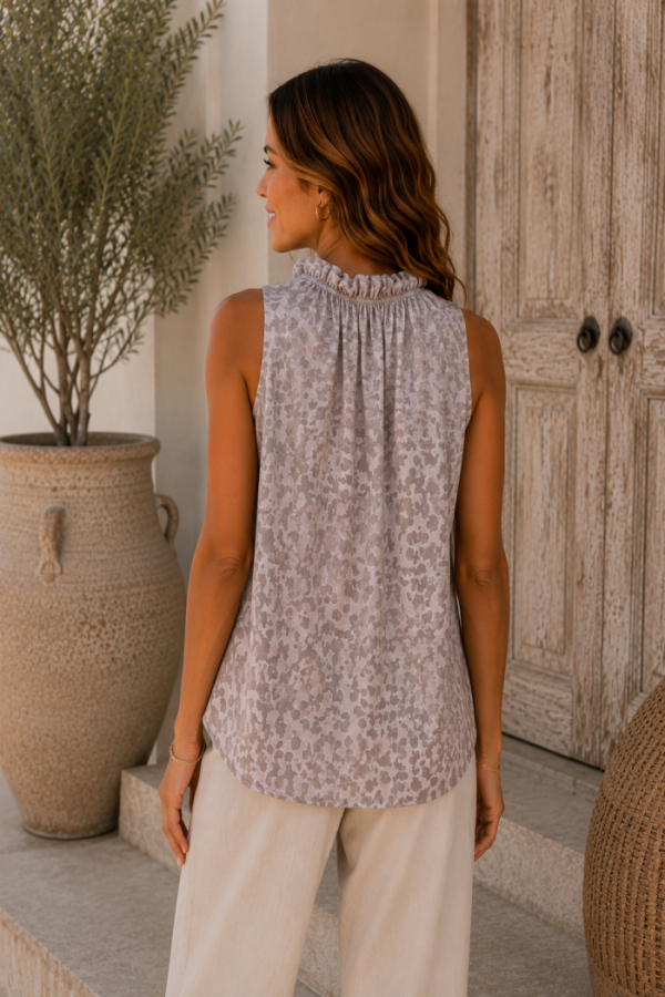 Elegante Top Licht Bruin Elegante Top Licht Bruin