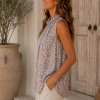 Elegante Top Licht Bruin Elegante Top Licht Bruin