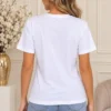 Wit Dames T-shirt DEAR achter Wit Dames T-shirt DEAR achter