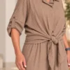 Taupe 2-Delig Damespak One-Size detail Taupe 2-Delig Damespak One-Size detail