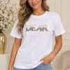 Wit Dames T-shirt DEAR standaard Wit Dames T-shirt DEAR standaard