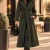 Donkergroene Damesmantel met Bontlook | Valentina | Life Donkergroene Damesmantel met Bontlook | Valentina | Life
