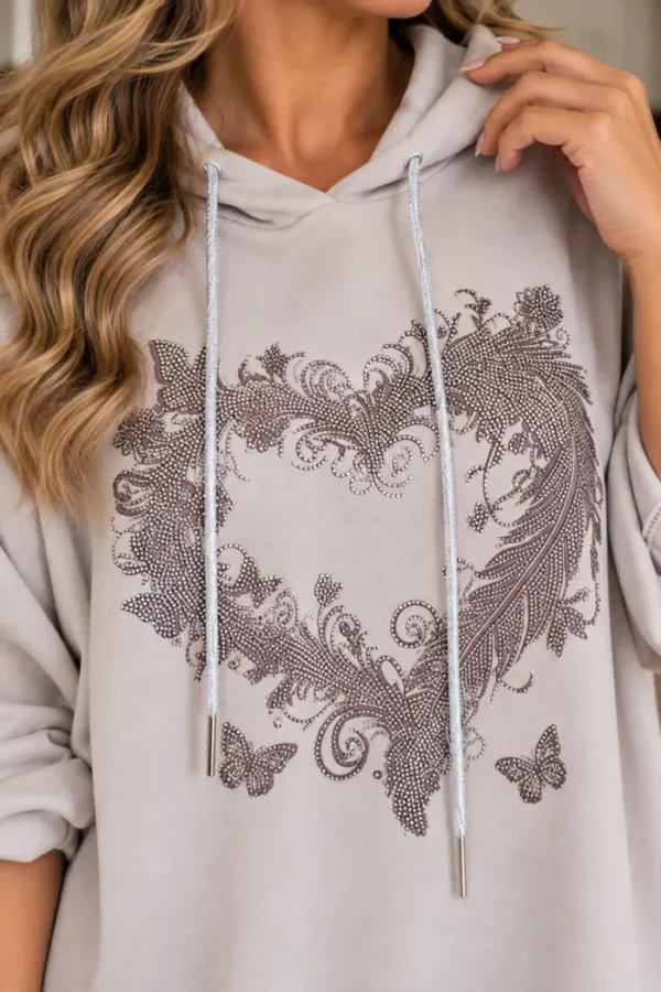 Hoody Heart Detail Hoody Heart Detail