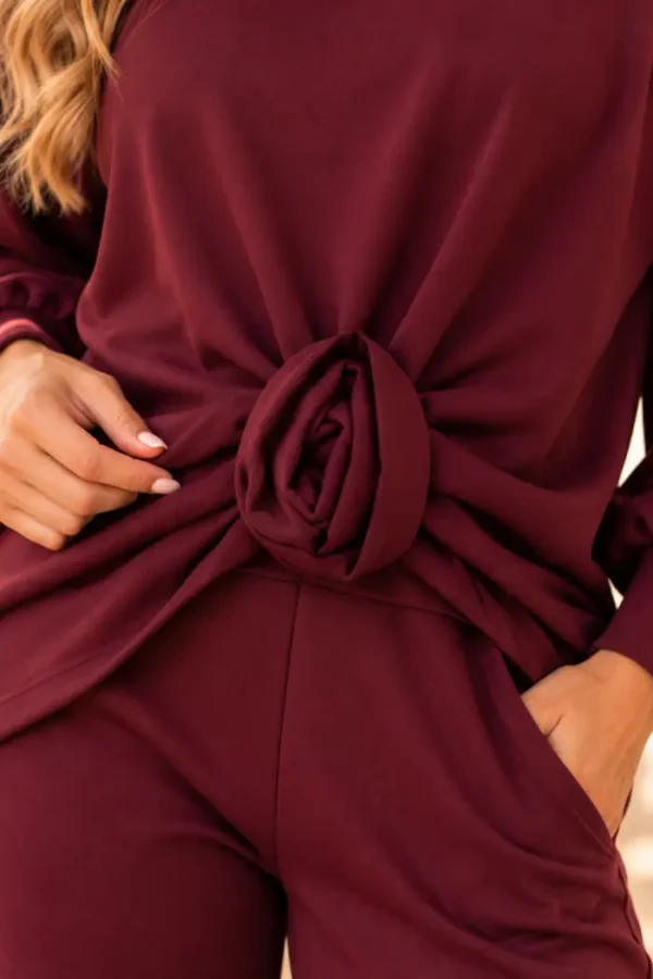 Bordeaux Dames Vrijetijdspak – One-Size | Valentina Bordeaux Dames Vrijetijdspak – One-Size | Valentina