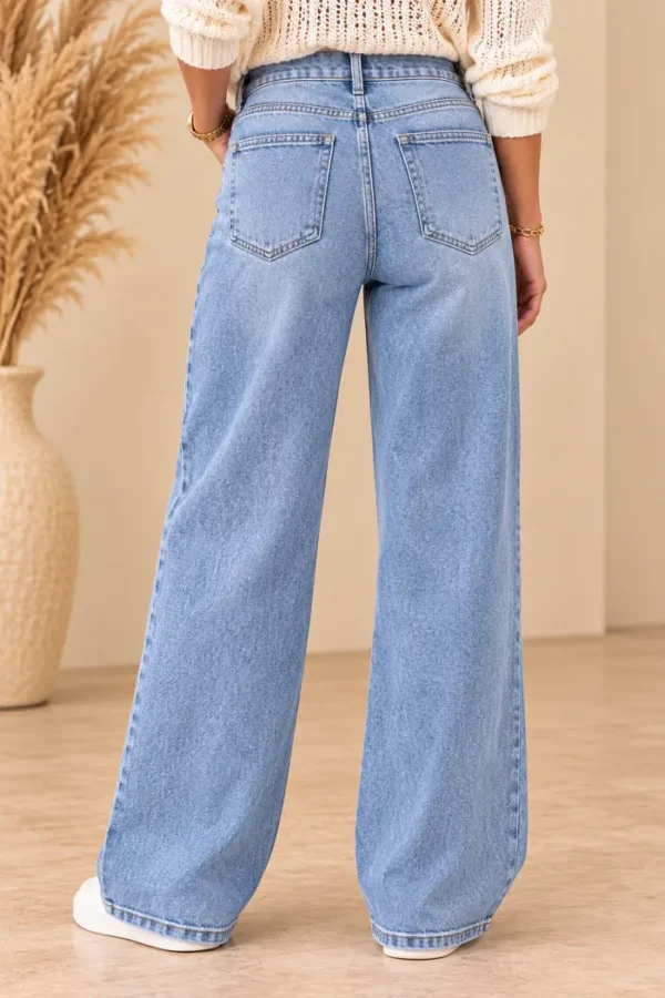 Lichtblauwe Balloon Jeans Hello Miss | Valentina Lichtblauwe Balloon Jeans Hello Miss | Valentina